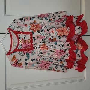 Matilda Jane Christmas Poinsettia Dress 4